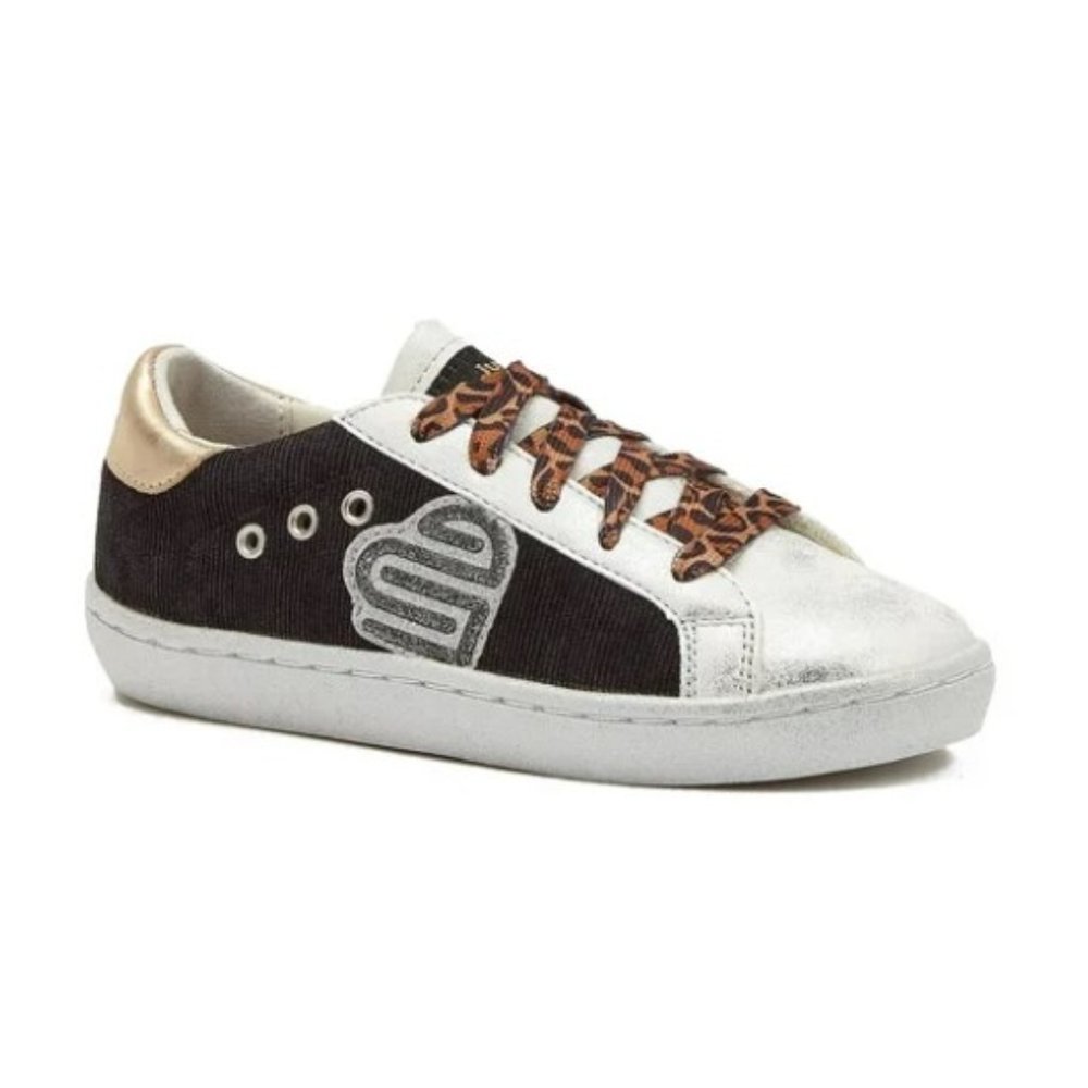 NEW Justice Little Girl & Big Girl Low Court Sneaker - Shoe Size 6